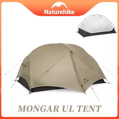 Naturehike Mongar UL 2 Person Hiking Tent 15D Nylon Ultralight Waterproof Double Layer Outdoor Backp
