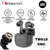 NAKAMICHI - Nakamichi TW018ENC True Wireless Earbuds Bluetooth Earphone TWS 真無線藍牙耳機 TWS HD - 槍灰色