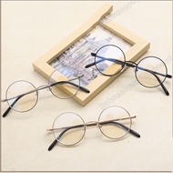 Flash Sale Men's and Women's Plain Frames Are Round Retro Frames, Thin Metal Round FramesHarry Potte
