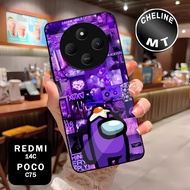 ( ER 21 ) Casing Case Sofcase Glossy For REDMI 14C l POCO C75 l Anime Motif l Abstract l Cute l Cute