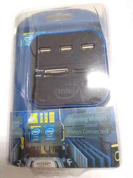 Intel 英特爾多功能讀卡機+USB HUB (一機抵兩機 USB HUB+讀卡機 Card Reader)