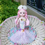 EMILRY Joint Movable Bjd Mermaid Doll Toy Dress-up Toy BJD Mermaid Bjd Princess Mermaid Doll Fashion