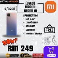 [USED] XIAOMI REDMI 9C | PRISTINE CONDITION | TYPE MICRO CHARGER | OPTION GADGET | TRUSTED SELLER