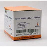 BD PRECISIONGLIDE NEEDLE 25G X 1 INCH(0.5MMX25MM) 100S/BOX (EXP-06/24)