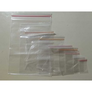 Clear Ziplock Plastic Clips Size 7 X 10cm Per 10 Pcs