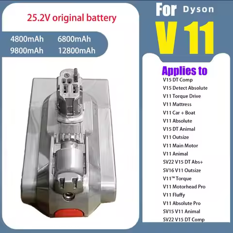 New original lithium battery 25.2V for Dyson SV15 V11 Absolute Fluffy Cyclone Animal Pro Total Handh