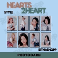 PHOTOCARD HEARTS2HEARTS STYLE 9 PCS KPOP UNOFFICIAL H2H ANA CARMEN IAN JIWOO JUUN STELLA YUHA