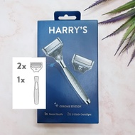 [Harrys®] Manual Razor Handle and Blade Refills ชุดมีดโกน มีดโกนหนวด สำหรับผู้ชาย ใบมีด 5 ชั้น