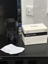 Sigma 50mm f1.4 DG ART FOR (SONY E)