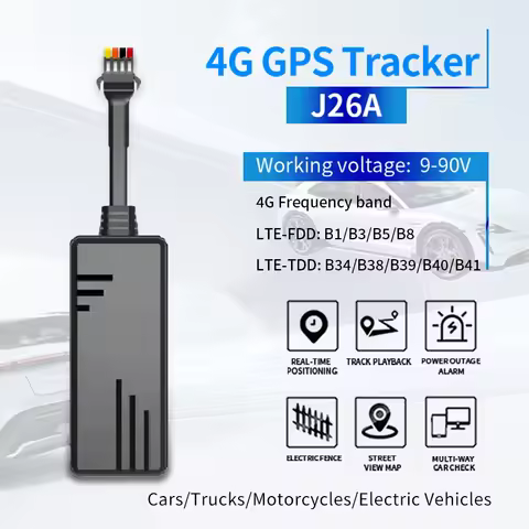 J26A 4G LTE Global Positioning System Tracker Global Positioning System Tracking Vehicle Optional Fu