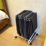 日式褲架 收納褲子 毛巾架 寵物.兒童掛衣架-黑.白 12/20支掛衣桿