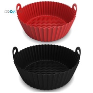 2PCS Silicone Air Fryer Liners Parchment Paper Air Fryer Silicone Pot Oven Air Fryer Accessories