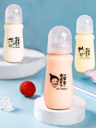 SNACK GO / Yogurt Botol Susu Kaca + Dot 280ml - Yogurt Unik - 水湾酸奶 奶瓶酸奶 / HALAL