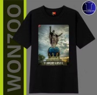 KAOS T-SHIRT SOUVENIR TIMOR LESTE PREMIUM QUALITY