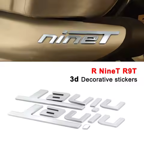 Motorcycle 3D Exhaust Pipe Tip Decoration Stickers Moto for BMW R NINE T R9