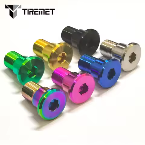 Titanium Left Pedal Bolts for Brompton Folding Bicycle Screw Lightweight Parts Gr5 Tiremet
