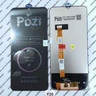 ORIGINAL POZI LCD TOUCHSCREEN VIVO Y20 Y20S Y12S Y15S Y01 Y01A BLACK ORIGINAL