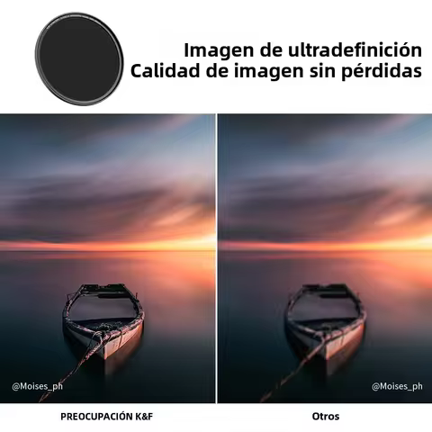 K&F CONCEPT Magnetic ND Filter Set （5Pcs）GND8 ND8 ND64 ND1000 ND Filter + Magnetic Base Ring, 37/46/