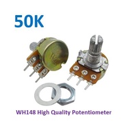 High Quality WH148 B50K Linear 50K Ohm Potentiometer 15mm Potentiometer VR