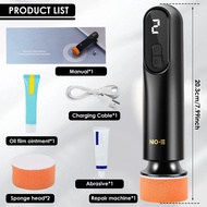 Mini Electric Car Polishing Repair Kit Portable Cordless Car Polisher LED Display Automotive Scratch
