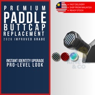 Pickleball Paddle Butt Cap Sticker – Paddle Identifier Tag | Easy Spot | Damage Cover-Up | Carbon St