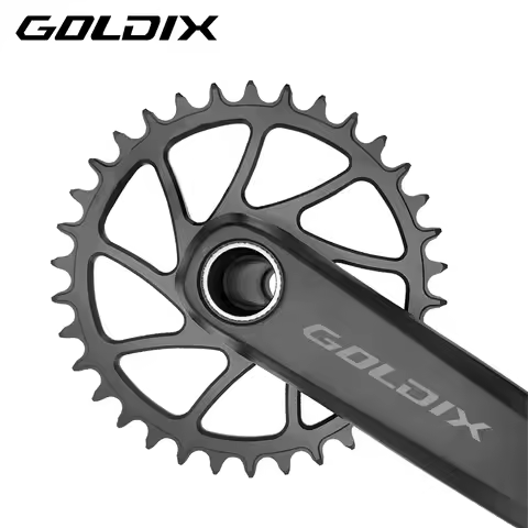 GOLDIX 0mm Offset Bicycle Chainring Narrow Wide Teeth 3-Bolt Direct Mount 34T 36T 38T 40T for SRAM 3