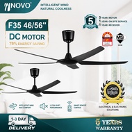 INOVO Wellspeed F35 DC Motor Ceiling Fan 46"/56" Remote Control Quiet Energy Saving Kipas Siling 吊扇 