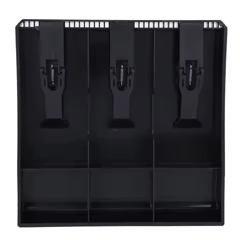 Cash Register Insert Tray Cash Register Drawer Replacement part 3 Bills 3 Coins Money Storage Box Ca