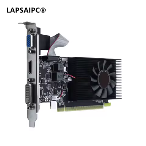 LAPSAIPC for GT730 4GB Graphics Card GDDR3 GPU 128Bit 3.0 for Desktop Computer