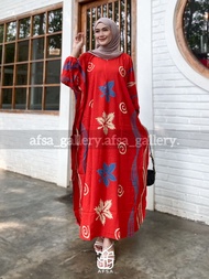 KAFTAN SUPER JUMBO WANITA BATIK BUSUI ZIPPER GAMIS MURAH SUPER BEST SELLER / Gamis tiedye