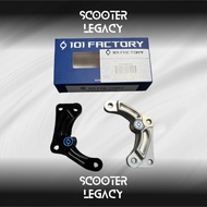 2 Piston Caliper Bracket Adapter 1O1 FACTORY Front Brembo Frando Vespa Sprint Primavera ABS