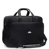 Large capacity business men's 17 inch briefcase black handbag men's waterproof laptop briefcase men's travel shoulder bag