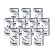 [Durex杜蕾斯] AIR輕薄幻隱潤滑裝衛生套 (8入/盒) - 多入組-10入組