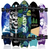 Fishtail Brush Street Surfboard Men's Skateboard Maple Wood Land Big Fish Board Women's Commuting Si