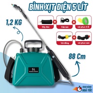 5L Handheld Electric Plant Watering Sprayer, 5L Electric Sprayer Comes with Many Accessories, Multi-