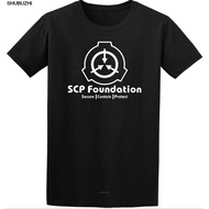 HH SCP Foundation Secure Contain Protect Fan SCP Wiki Logo Inspired T-Shirt Cotton Men T-shirts Bigg