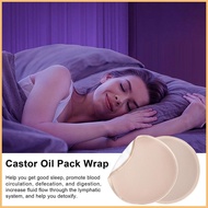 Castor Oil Pack Wrap Cloth Castor Oil Breast Pads Organic Castor Oil Pack Wrap Reusable Washable Compress sentanesg