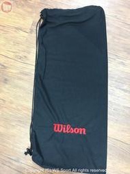 【威盛國際】WILSON 網球拍袋 簡易拍袋 絨布袋 束口袋 隨行袋 原廠款