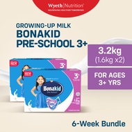 BONAKID PRE-SCHOOL 3+ Powdered Milk Drink for Children Over 3 Years Old 3.2kg (1.6kg x 2)