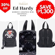 Ed Hardy - Graphic Mini Backpack - Black - Unisex - Body Bag - Waist Bag - Men - Women - Unisex