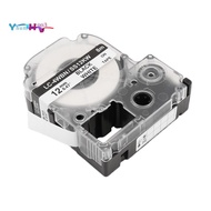 5 Pack Replace -4WBN LC-4WBN9(SS12KW) Label Tapes for  LabelWorks LW300 LW400 LW500 LW700 Black On W