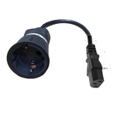 Shuko C13 to CEE7 Converter Power Cord Cable