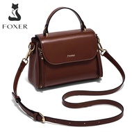 FOXER sling bag for women Cross Body & Shoulder Bags leather bags for women medium size bag