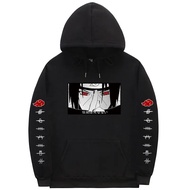 Hoodies Unisex Naruto Japanese Anime Uchiha Itachi Printed /Men Hip Hop Streetwear Fashion Casual Sweatshirt Coat