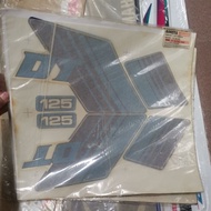 MORITA Yamaha DT125 FUEL TANK STICKER