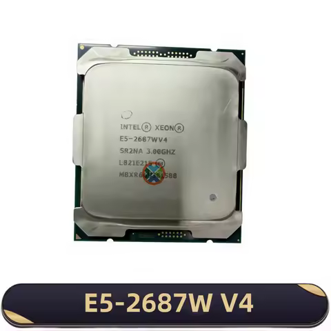 Xeon E5-2687W V4 E5 2687WV4 3.00GHZ 12-Core 30MB SmartCache E5 2687W V4 FCLGA2011-3 TPD 160W