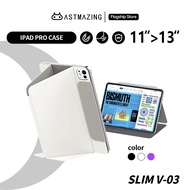 ASTMAZING iPad Pro Case Slim V-Fold Standing 11 Inch & 12.9 Inch Tablet Casing iPad Case - iPad Pro 