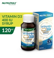 Nutrimax Vitamin Vitamin D3 Anak Ibu Hamil 400 IU Sirup Kesehatan Tulang Gigi Imunitas Osteoporosis