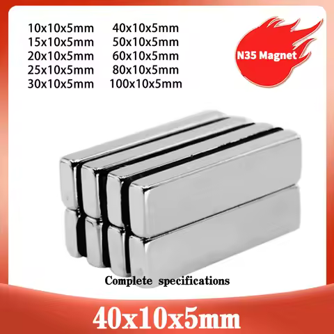 40x10x5 mm Strong Magnet 50x10x5 20x10x5 25x10x5 Rectangular Magnets 60x10x5 For Home Refrigerator,O