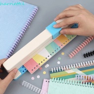 HARRIETTCL Paper Punching|30 Hole A4/B5/B6/B7 Universal Paper Puncher, Efficient Round Shape Lightwe